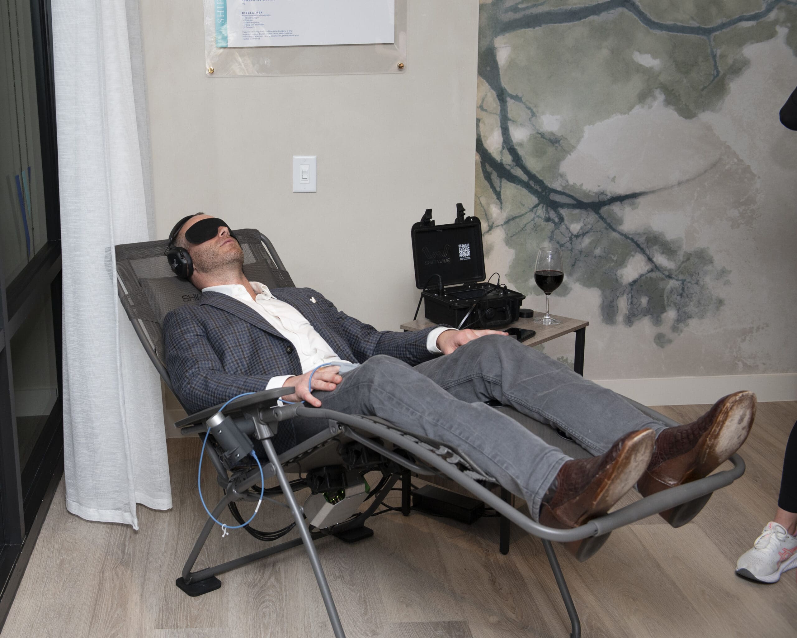 Canyon Ranch – a guest experiencing the CR Vitality Suite.