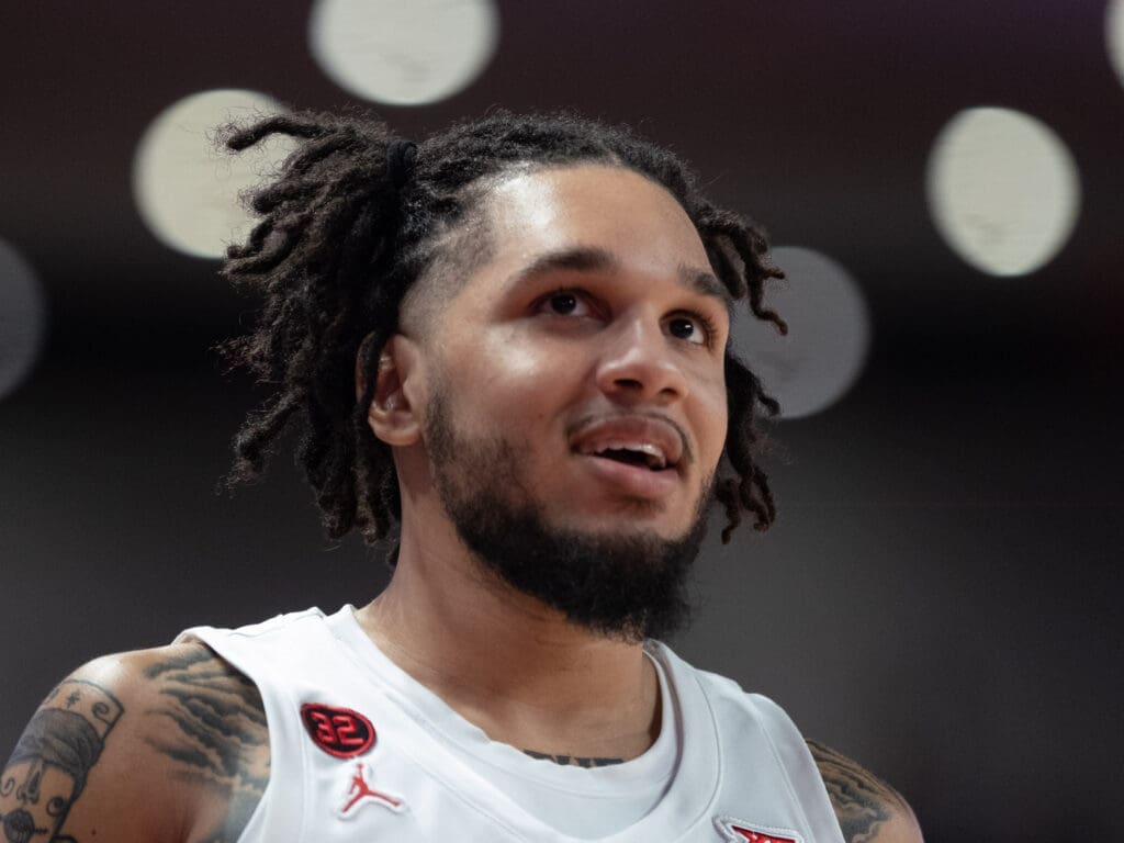 University of Houston guard Emanuel Sharp was born in Israel and grew up watching his dad win championships there. (Photo by F. Carter Smith)
