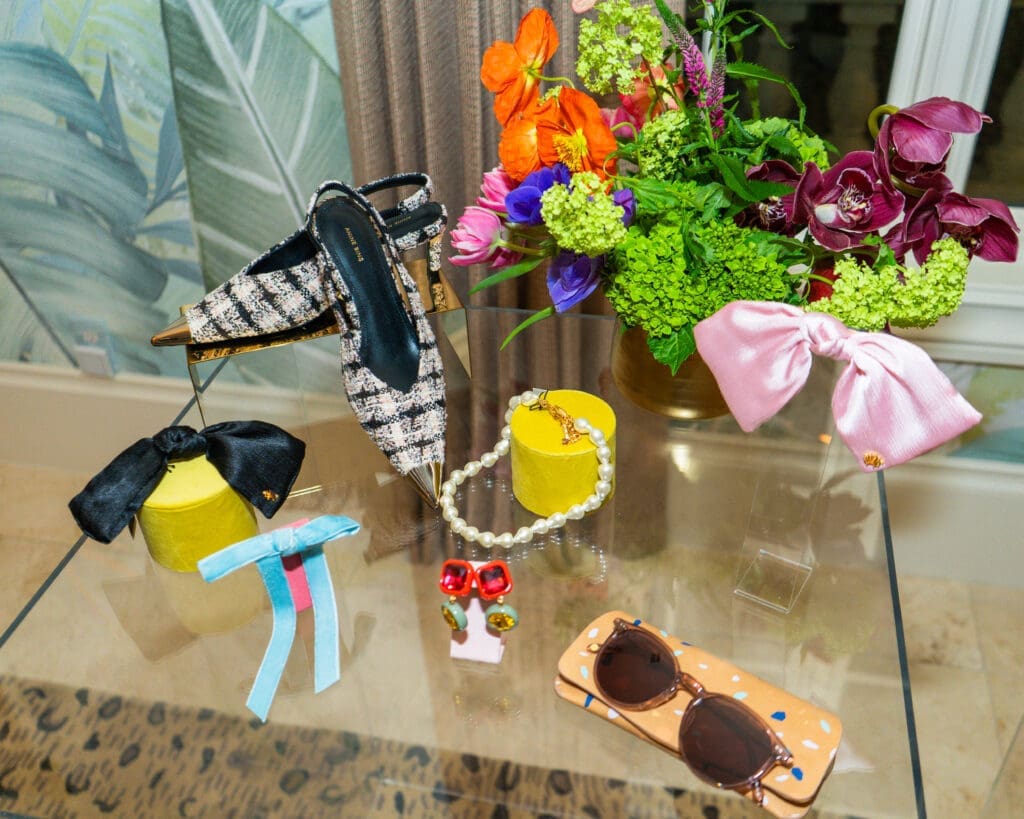 Cute coffee table with shoes and sunnies (Photo by Cassidy Brown)