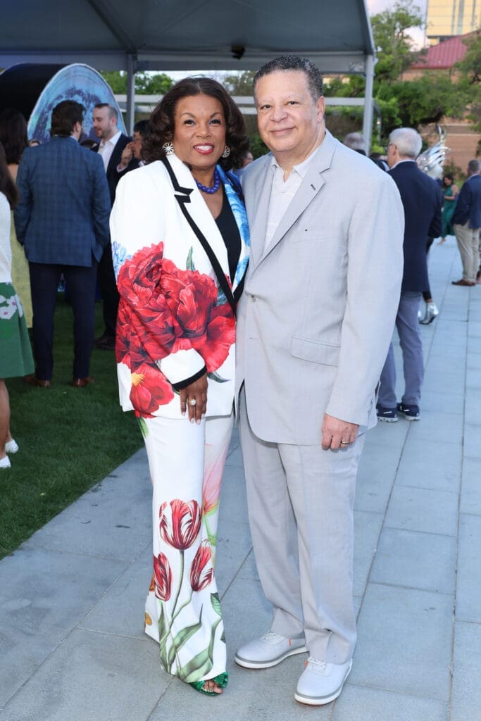 Demetra & Frank Jones at Memorial Hermann's Dancing in the Moonlight fundraiser (Photo by Priscilla Dickson)
