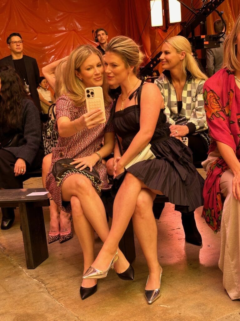 Twins  at the Louis Vuitton 2024 Spring/Summer fashion presentation at POST Houston. (Photo by Shelby Hodge)
