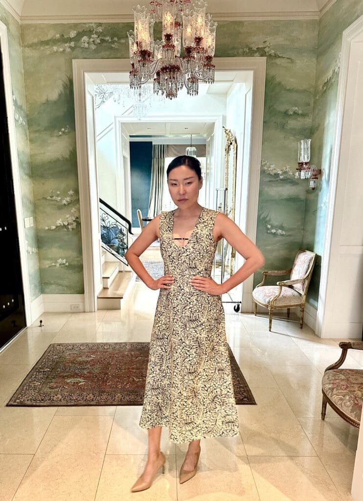 Taghi leaned into the fit-and-flare shape for fall 2024.