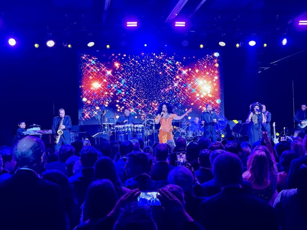 Nothing says 70s splendor quite like a Diana Ross concert. (Photo by Rachel DeLira)