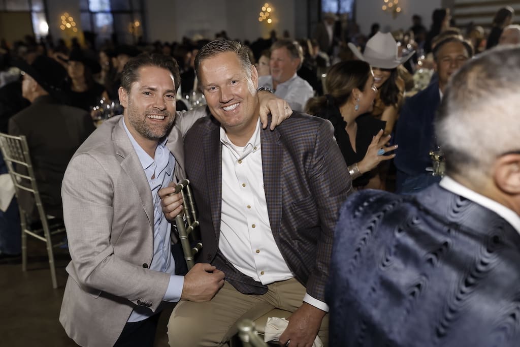 Jay Fields, Walter Van Zuthem at the Sky High for Kids 'Better in Boots' gala at The Revaire (Photo by Quy Tran Photography)