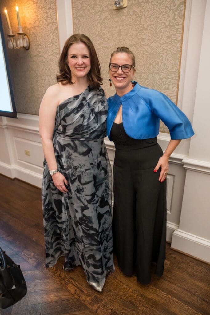Kate Fowler, Emily Haines at the Inprint Poets & Writers Ball (Photo by CJ Martin of RM Photography)