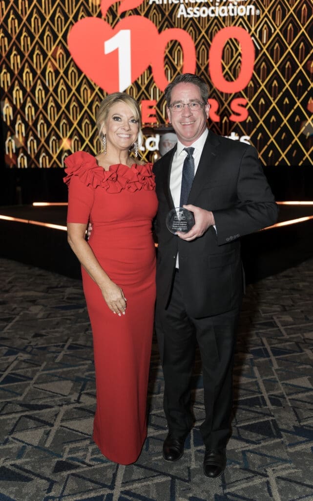 Executive Director for the Gulf Coast Kellie Armstrong and Jeffrey Klein at the Heart Ball.