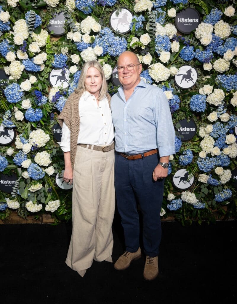 Kelly & John Kavaler at the grand opening of Swedish bedmaker Hästens in River Oaks District. (Photo by Daniel Ortiz)