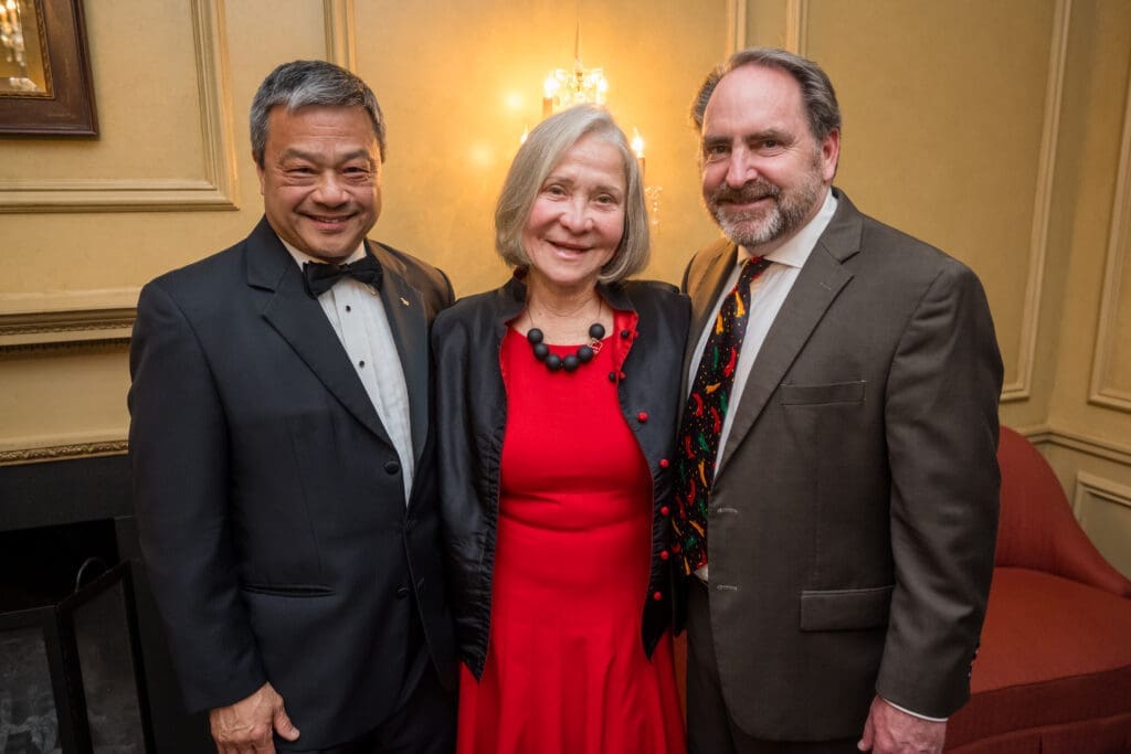 Leroy Chiao, Debbie Gary, Patrick McGuiness at the Inprint Poets & Writers Ball (Photo by CJ Martin of RM Photography)