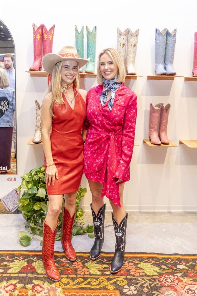 Maggy Chestnut, Lizzy Chestnut Bentley at the opening of City Boots in Autry Park.  (Photo by Jordan Geibel)