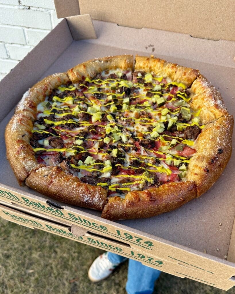 The Wild in Havana pizza from Mellow Mushroom. (Courtesy)