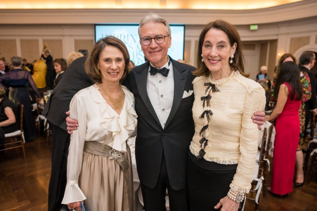Sis Johnson, Sanford & Susie Criner at the Inprint Poets & Writers Ball (Photo by CJ Martin of RM Photography)