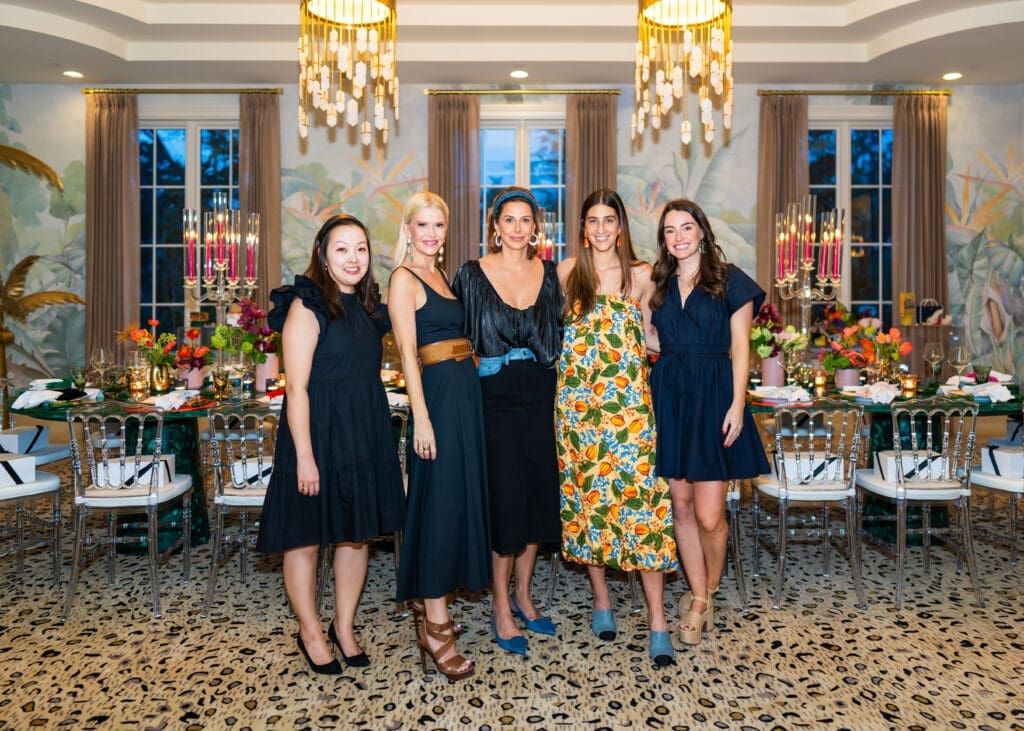 Steffi Lee, Missy Peck, Lele Sadoughi, Allison Bouis, Susie Hanafin (Photo by Cassidy Brown)