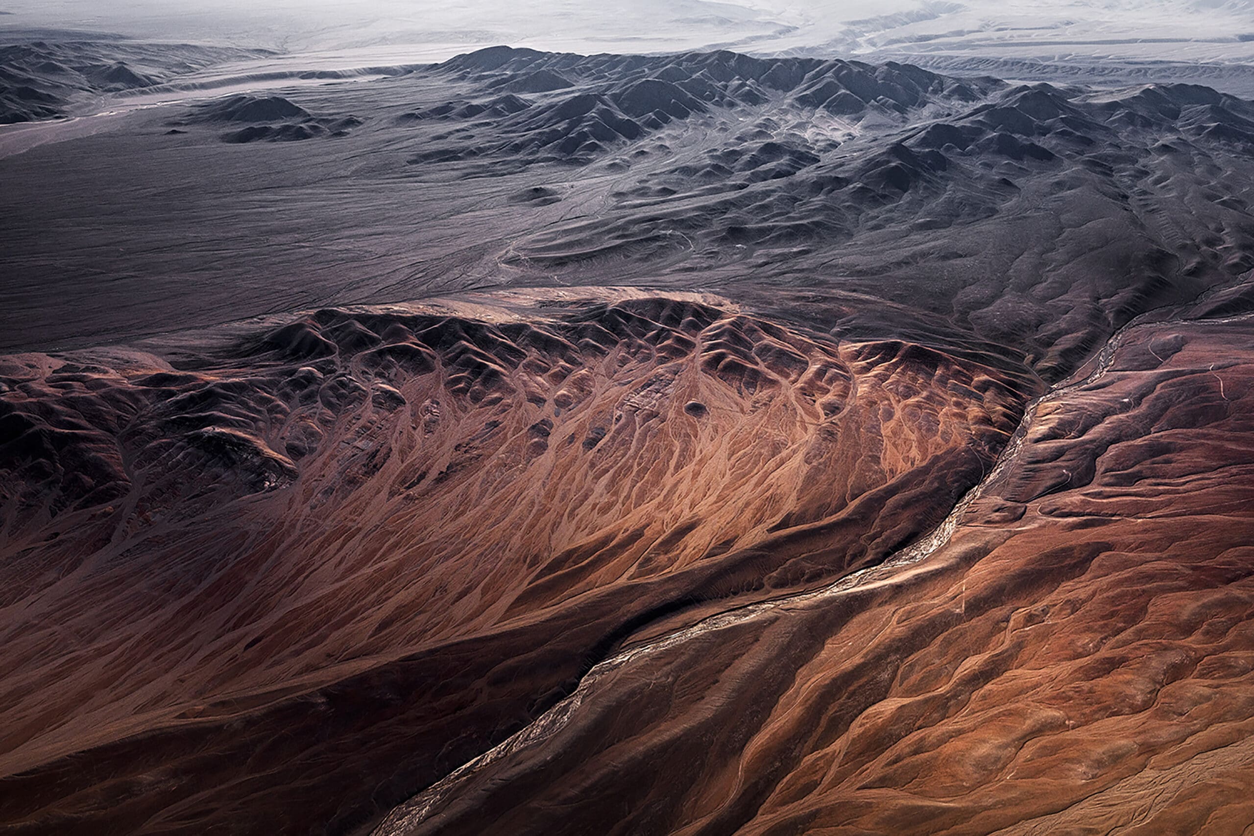 Jamey Stillings' <em>Aerial landscape, Atacama Region, Chile, #24729, 20 July 2017</em>, 2017 (Courtesy the artist and FotoFest)