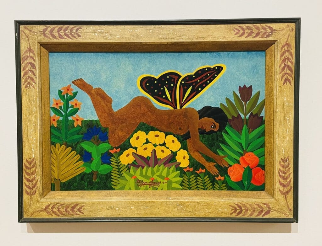 Butterfly Girl by Salnave Philippe-Auguste on display at The Modern. (Photo by Courtney Dabney)