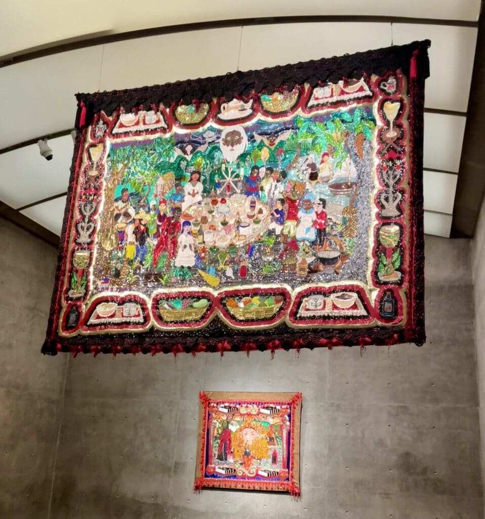 "Surrealism and Us" explores religious themes from Christianity to Hattian voodoo. (Photo by Courtney Dabney)