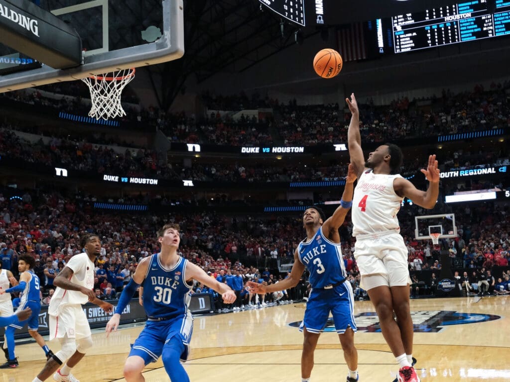 LJ Cryer tried to do everything he could to lift Houston. (Photo by F. Carter Smith)