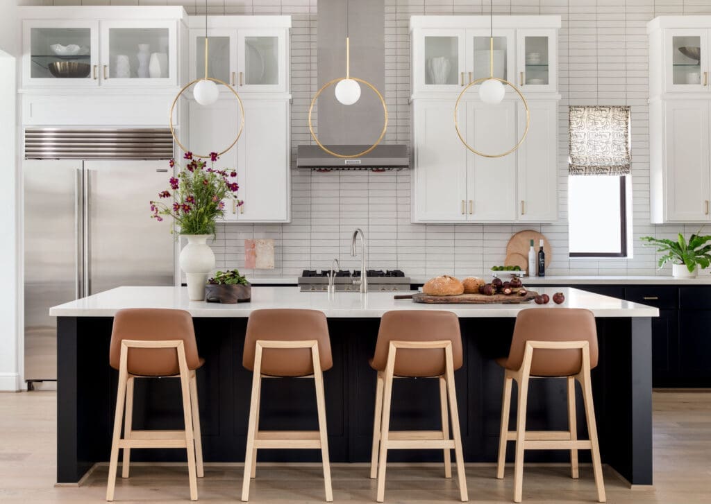 The kitchen at Lohman's house is a welcoming gathering spot for all. 