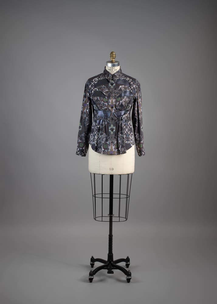 Issey Miyake's kaleidoscope print oxford shirt, circa 2002 (Photo by Shane Quereshi)