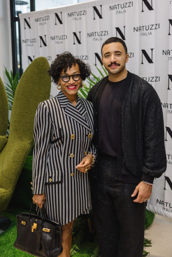 Anita Smith, PJ Natuzzi at Natuzzi Italia Houston Grand Opening (Photo by Johnny Than)