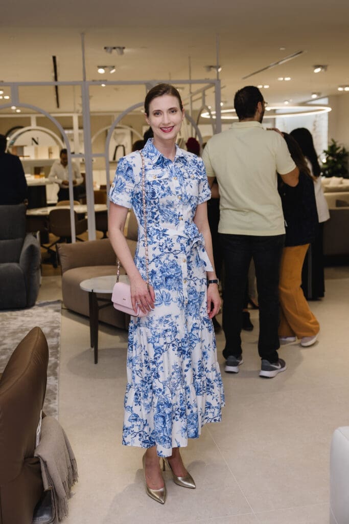 Linnea Wingo at Natuzzi Italia Houston Grand Opening (Photo by Johnny Than)