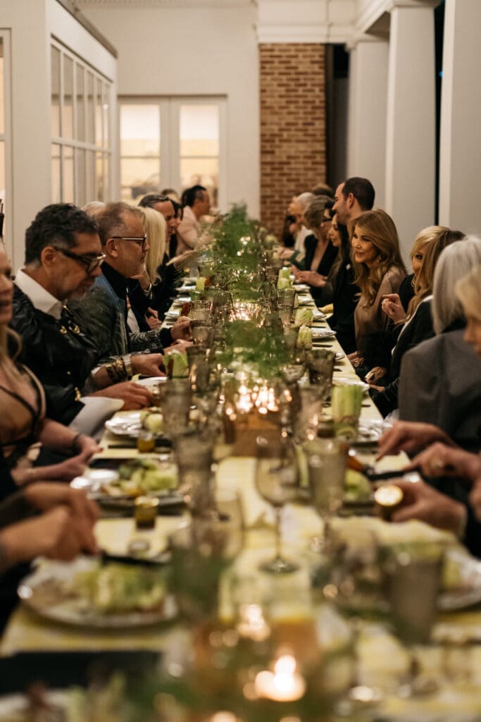 Dinner guests at The Conservatory's 5th anniversary dinner (Photo by Rebecca Patton-Beckley)