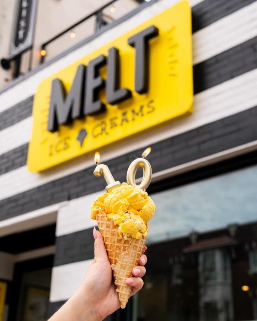 MELT celebrates 10 years with its newest flavor - Birthday Cake.