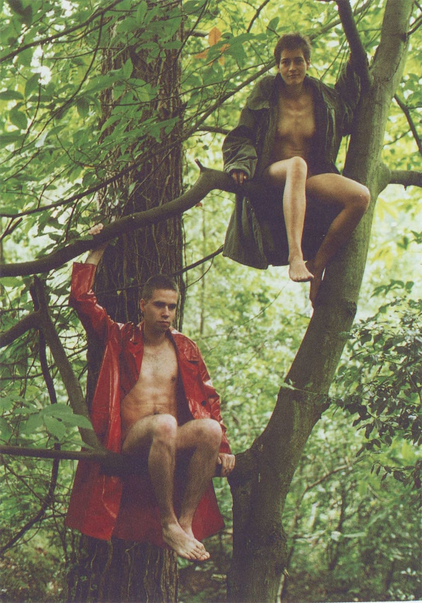 358 Wolfgang Tillmans’ Lutz and Alex Sitting in the Trees, 1992. The Photography Book (Phaidon © 2000) courtesy Interim Art, London : Andrea Rosen Gallery, New York