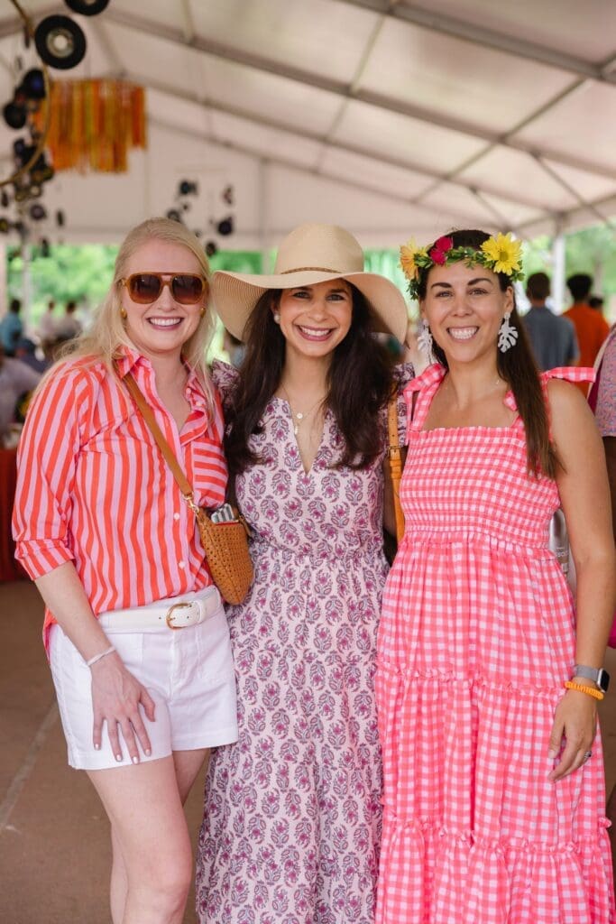 Alicia Kuhn, Roula Smith, Julia TenHoeve at the Ambassadors for Texas Children’s Hospital Family Fun Day (Photo by Johnny Than)