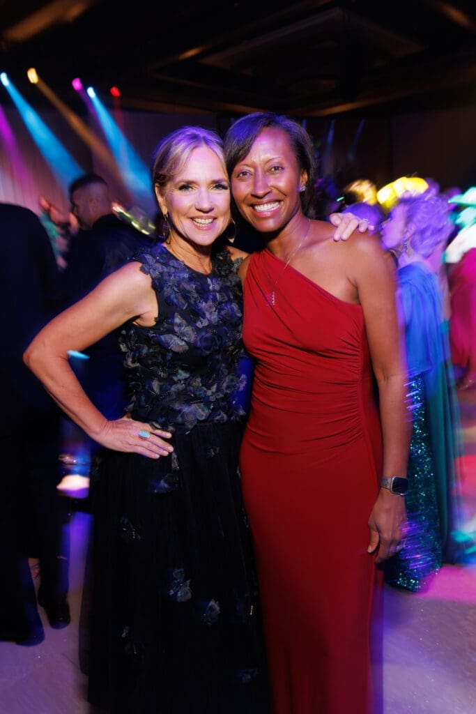 Alie Pruner, Tandra Perkins at the Memorial Hermann gala.