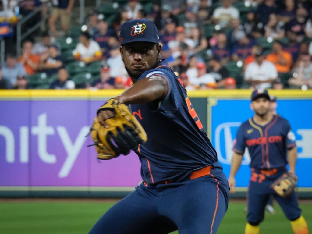 Houston Astros no-hit hero Ronel Blanco is more than a good story. (Photo by F. Carter Smith)