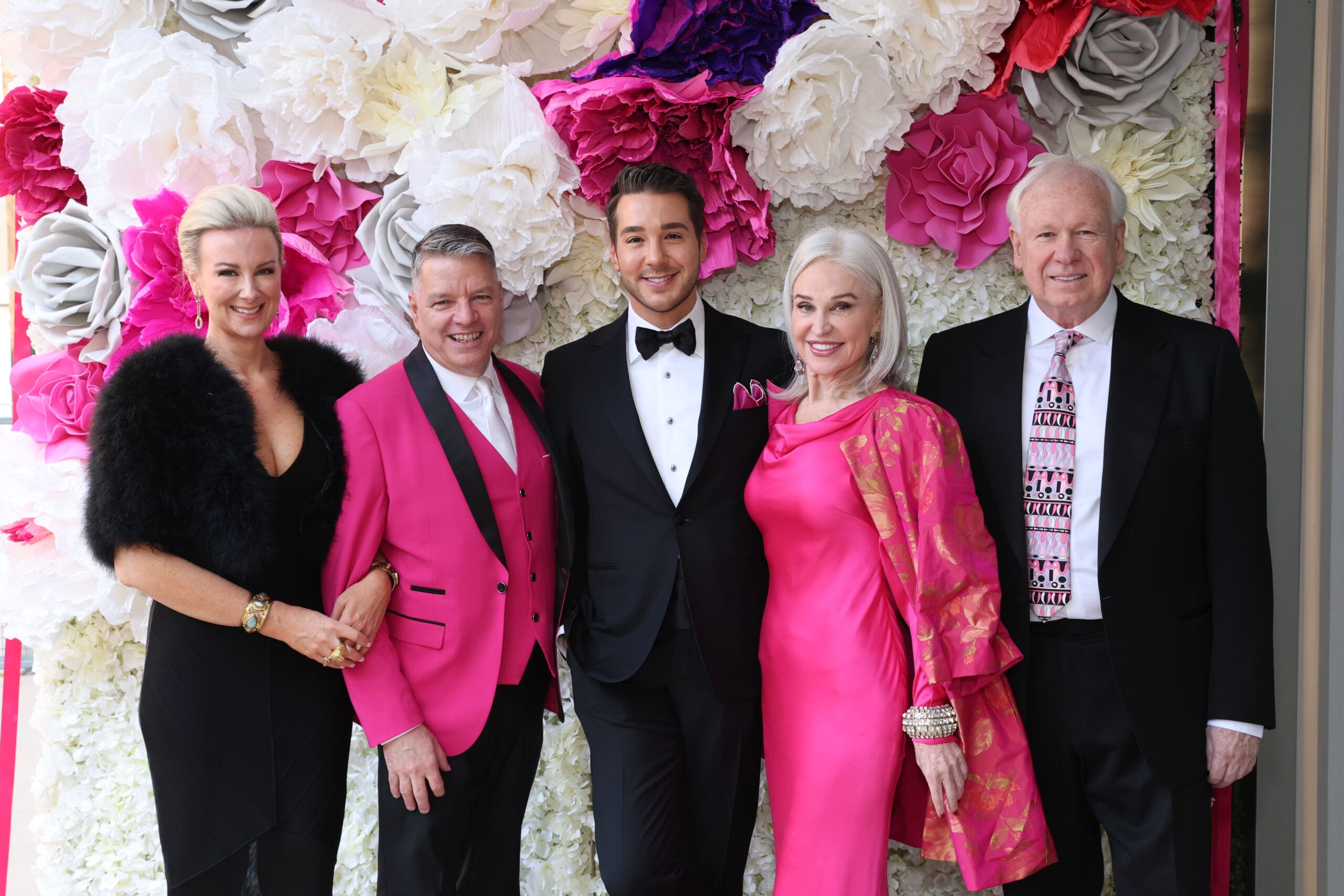 Auction Co-Chair Libby Cagle Taft, Kenn McLaughlin, Auction Co-Chair Lucas Somoza, Honorary Co-Chairs Becca Cason Thrash and John Thrash
