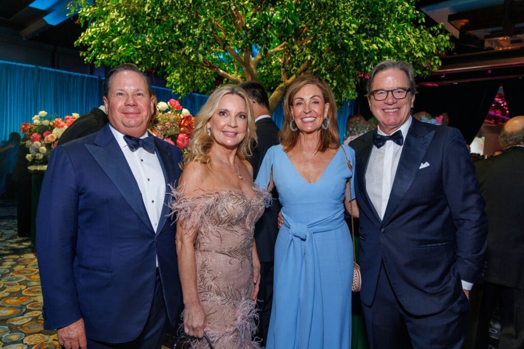Blake Tartt, Melissa Juneau, Elizabeth & Will Galtney at the Memorial Hermann gala  (Photo by Katy Anderson)