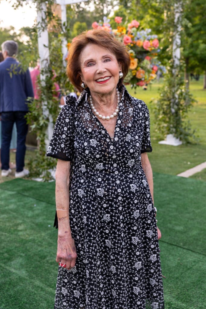 Cyvia Wolff at the Memorial Park Conservancy 100th anniversary dinner. (Photo by Jenny Antill)
