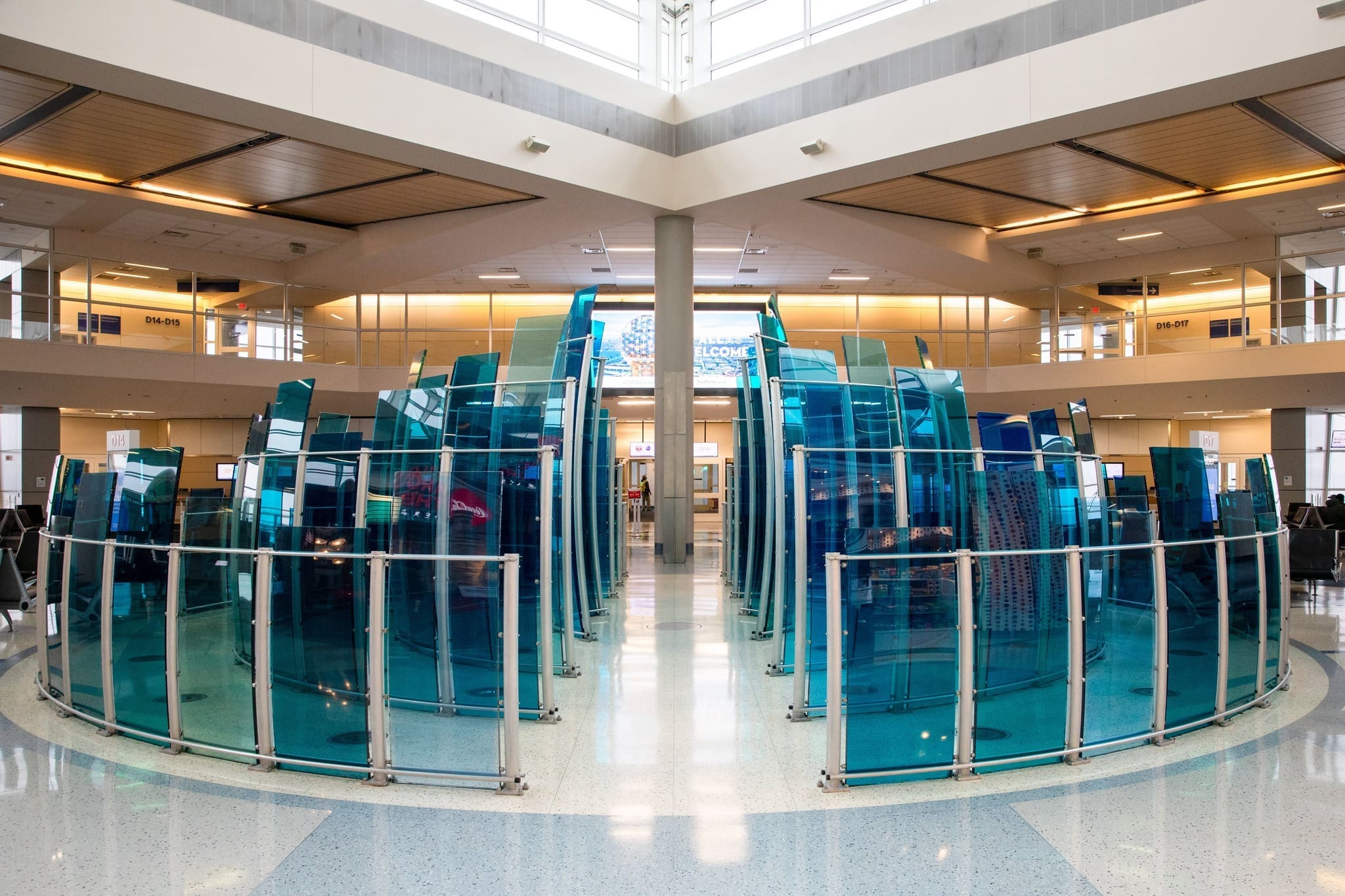 DFW 50 – Christopher Janney’s Circling (2006), is part of DFW’s ever-growing art collection.