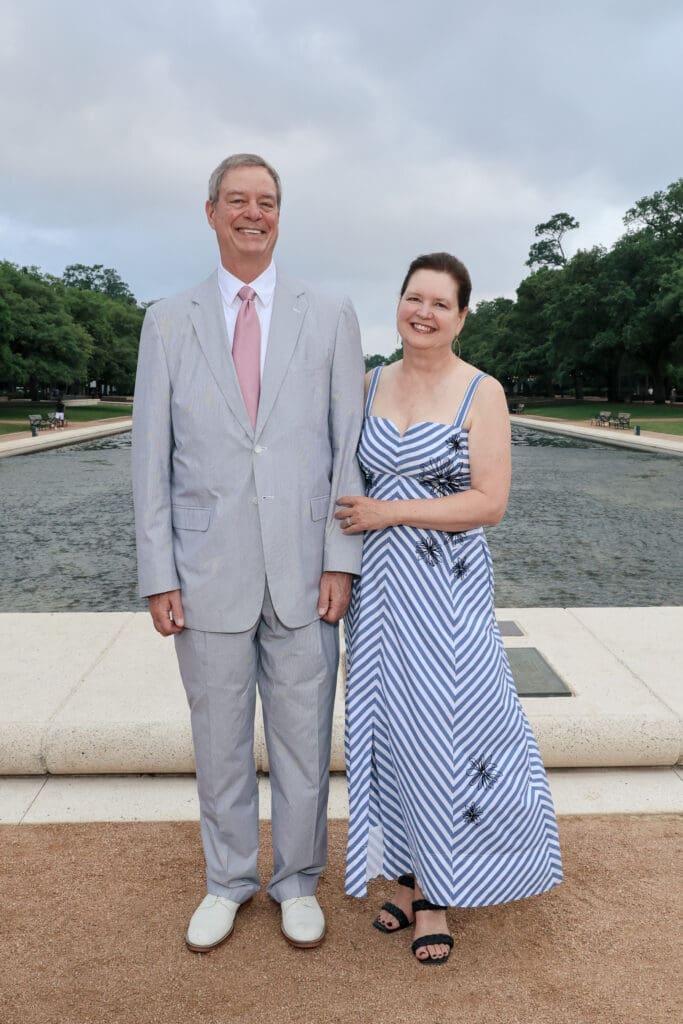 Dan Piette & Doreen Stoller at the Hermann Park Conservancy 'Evening in the Park' (Photo by Priscilla Dickson)