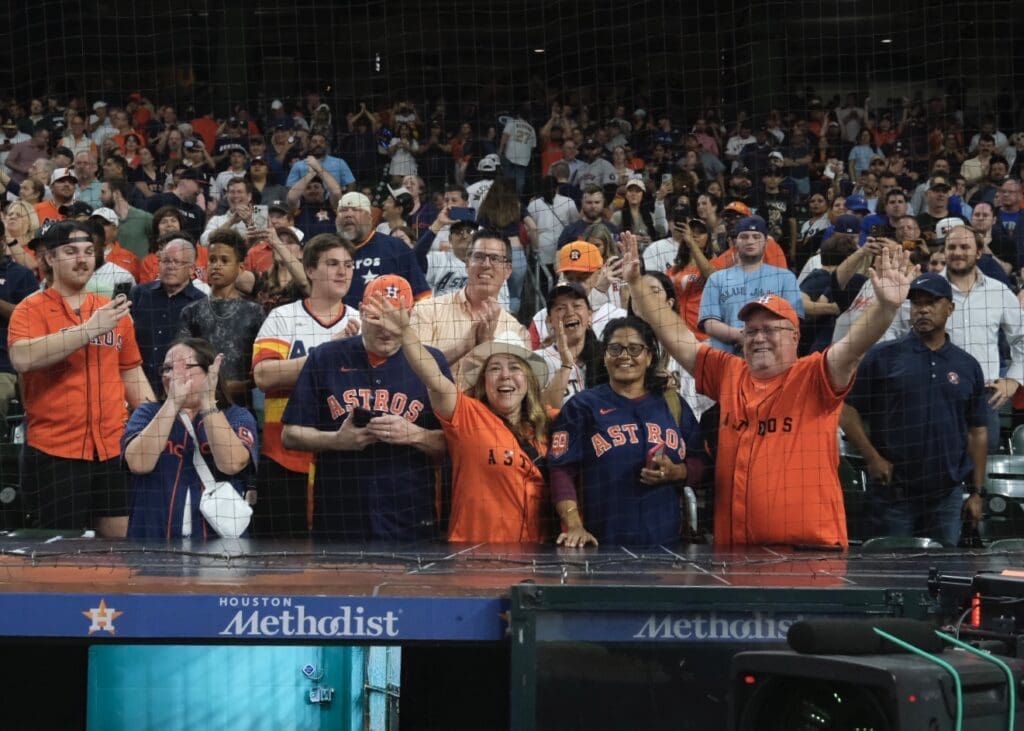 Houston Astros fans are enjoying the Golden Era of the franchise under owner Jim Crane. (Photo by F. Carter Smith)