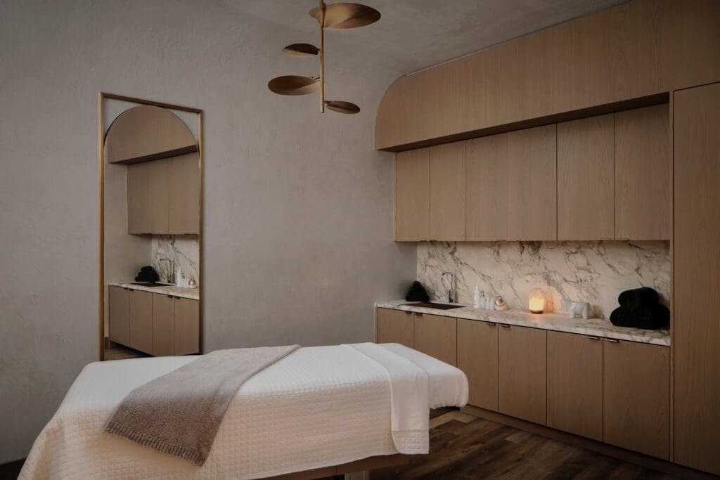 The six treatment rooms at the new Thompson Houston hotel spa are all about relaxation.