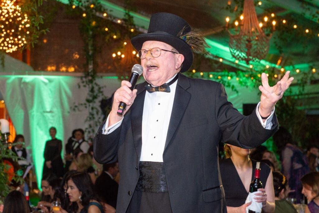 Tea Room general manager Malcolm Rowland at the Junior League of Houston Charity Ball (Photo by Jacob Power)