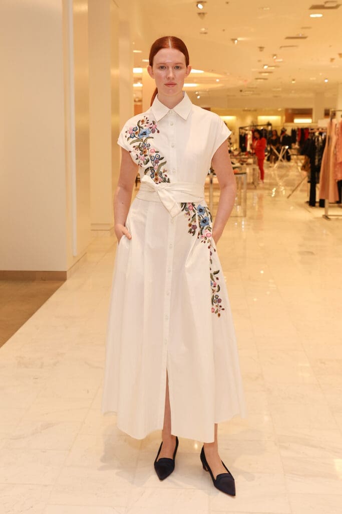 Adam Lippes ladylike fashions on display at a special luncheon at Neiman Marcus. (Photo by Priscilla Dickson)