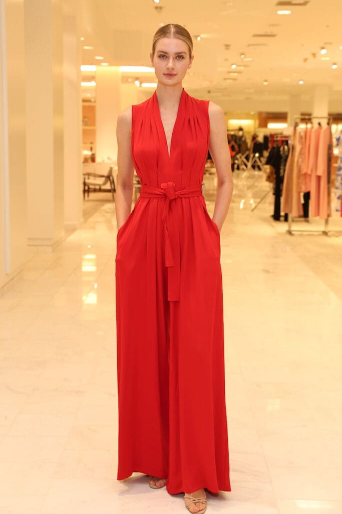 Adam Lippes ladylike fashions on display at a special luncheon at Neiman Marcus. (Photo by Priscilla Dickson)