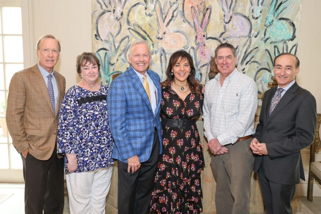 Neil Bush, Jean Becker, John andTerri Havens, Brad Taylor and Chris Bohjalian at the Author's Luncheon.
Photo by Priscilla Dickson.