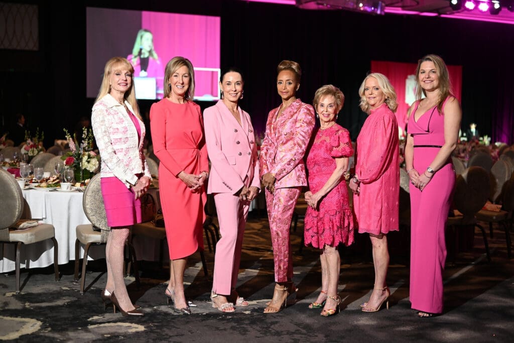 Honorees Nelda Blair, Shelley Reeves Boyer, Sue Smith, Cheryl Creuzot, Evelyn Leightman, Chree Boydstun, Janette Marx. Photo by Daniel Ortiz