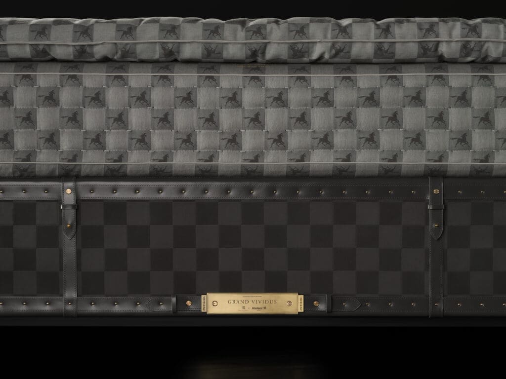 The gold plaque on the front of each Grand Vividus is made in the same factory as the Olympic Gold Medals.