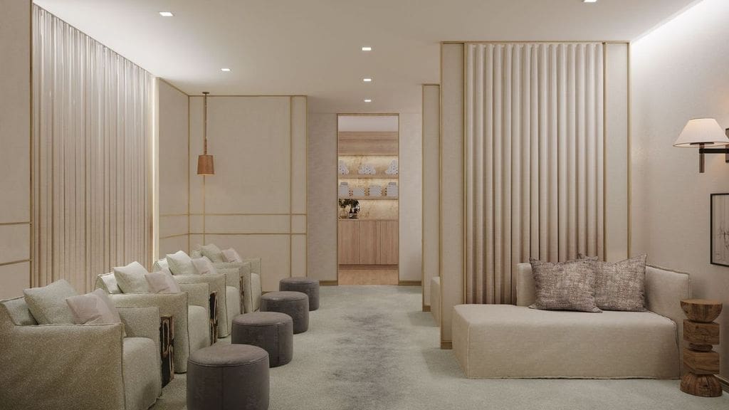 Spa – Canyon Ranch relaxation room for pre and post-treatment bliss.