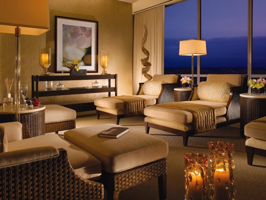 Mokara Spa includes a relaxation suite and a dry sauna for spa clients' use. (Courtesy of Mokara Spa)