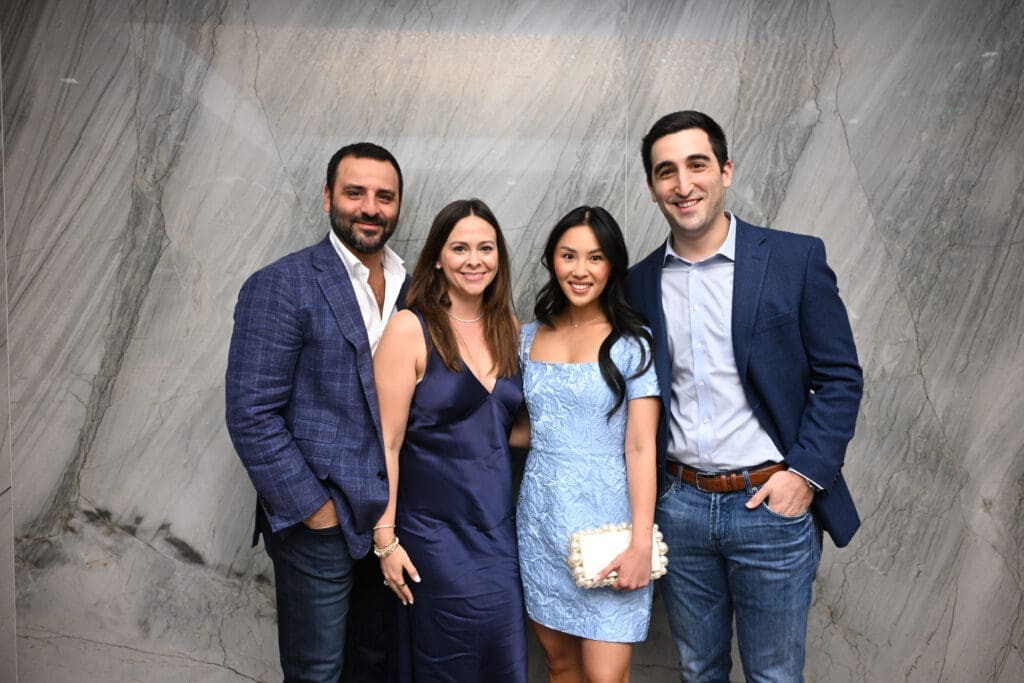 Steve & Natalie Mohtashami, Jasmine Nguyen & Daniel Halevy at the Houston Classical Charter School gala. (Photo by Daniel Ortiz)