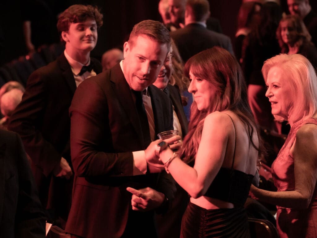Case Keenum and Kimberly Keenum made the scene at the UH Alumni Awards too. (Photo by F. Carter Smith)