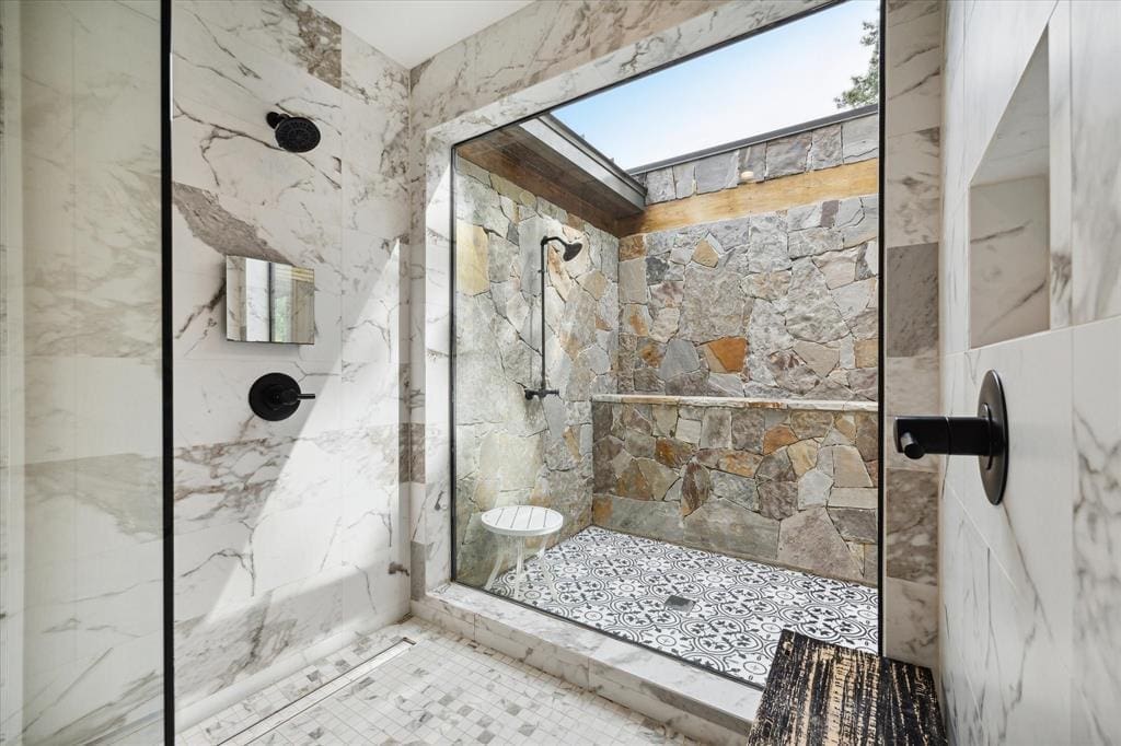 There's also a private outdoor shower.  (Photo by TK Images)