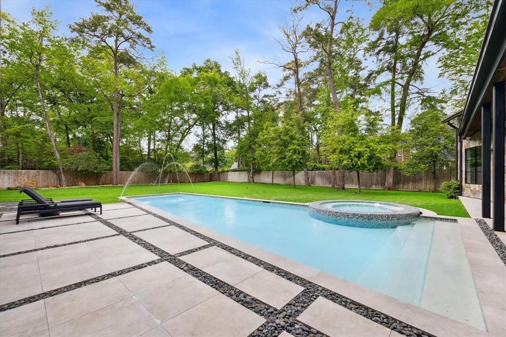 The swimming pool is perfect for cooling off on long summer days.  (Photo by TK Images)
