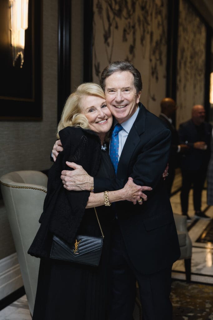 Denise Monteleone, Mac Dunwoody at the MD Anderson Cancer Center 'Living Legend' dinner  (Photo by Johnny Than)